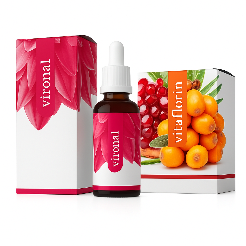 Vironal  30 ml + Vitaflorin kapsle 90 ks